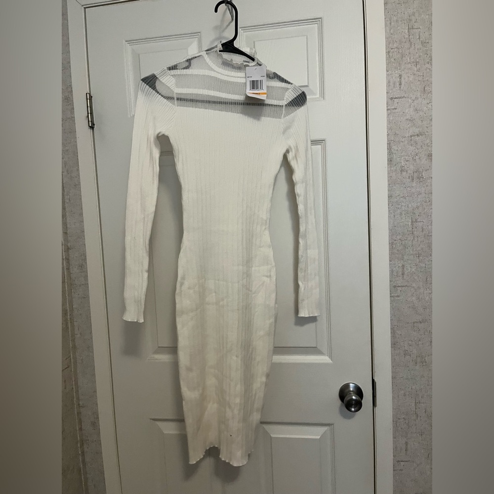 Turtleneck sweater dress